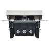 Выключатель проходной 2-клавишный IEK BR-V22-0-10-K91 СП BRITE ВС10-2-6-БрАБ 1белый